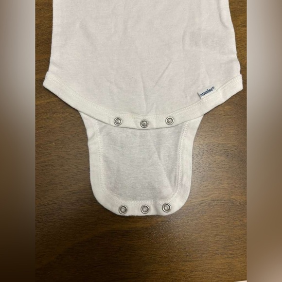 Gerber Unisex Baby Short Sleeve Bodysuit White 6-9 Months (0399) - Picture 6 of 9